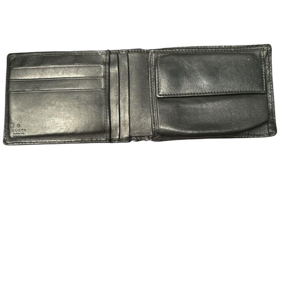 Gucci Black Embossed GG Leather Money Clip - Picture 5 of 6